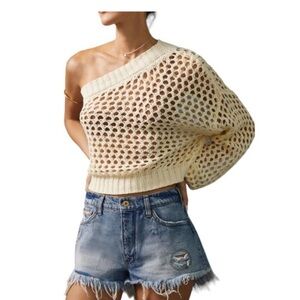 MAEVE Anthropologie crochet top one size (#4)
